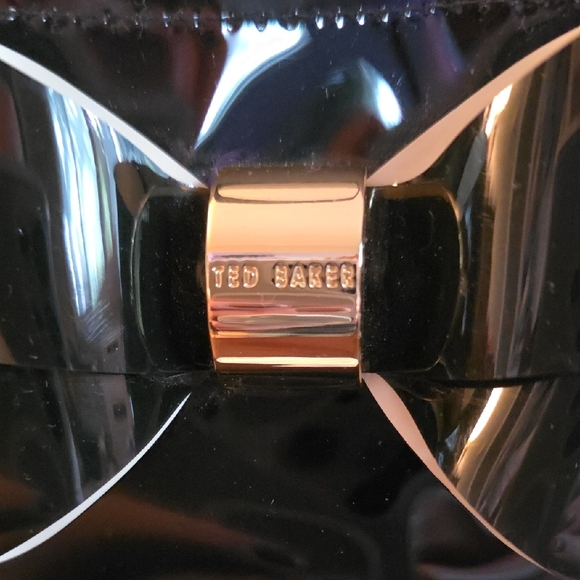 Ted Baker Glossy Black Tote with Bow 🖤💝 - Picture 2 of 16